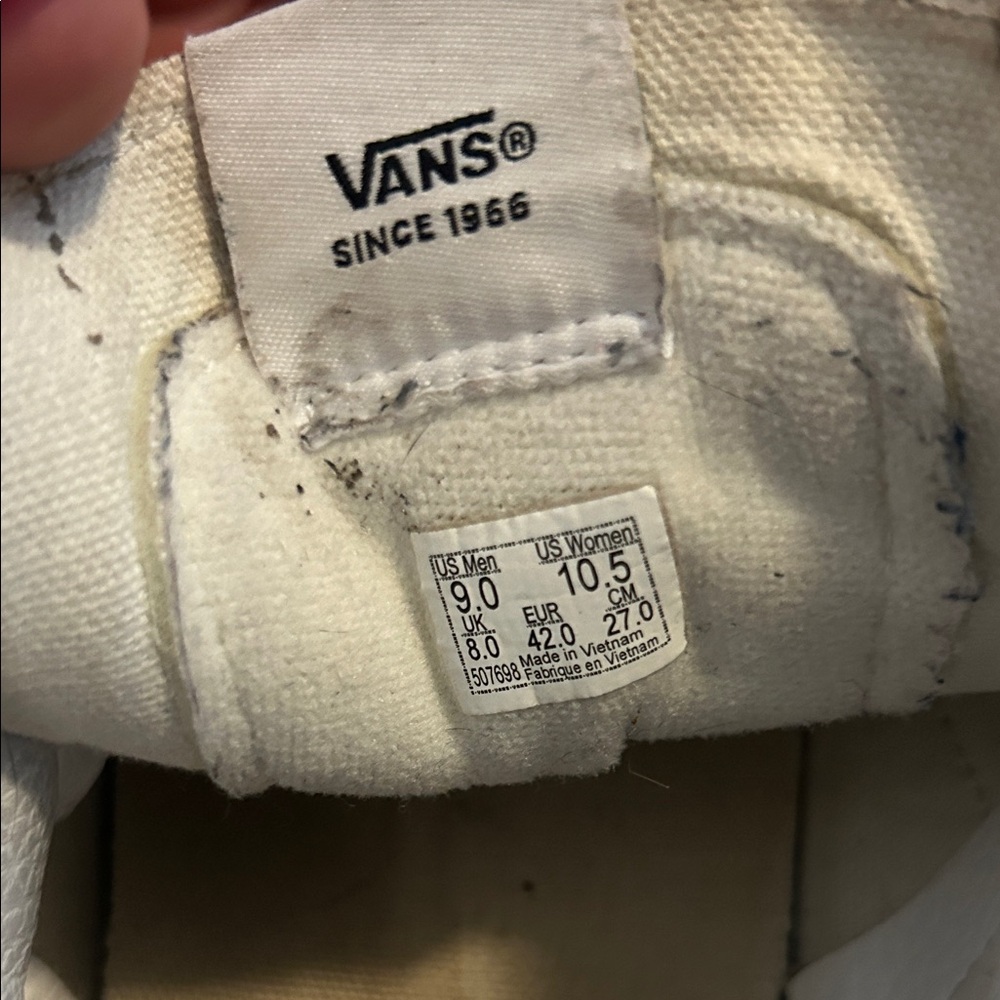 Patterned Vans High Tops - Picture 5 of 5